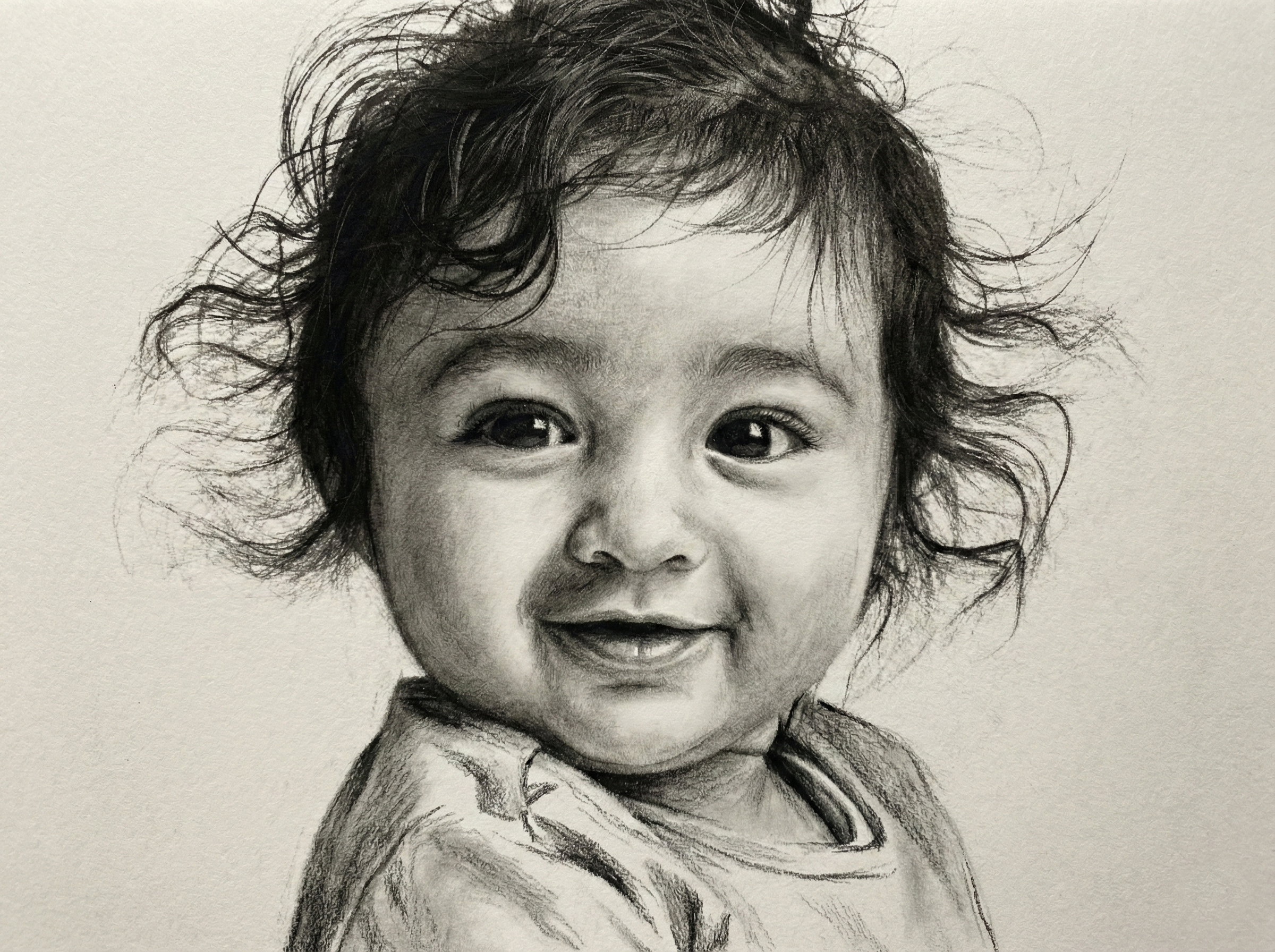 Pencil Sketch Baby